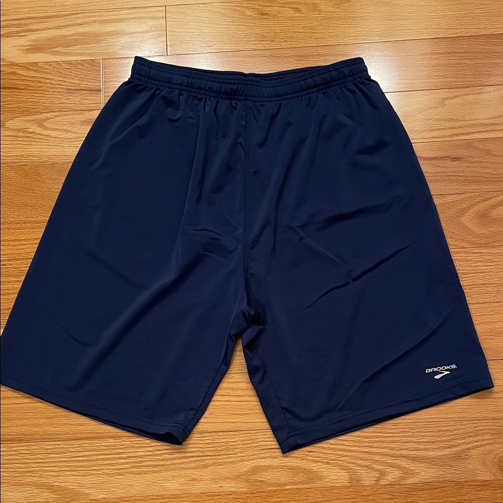 Brooks Men's Deep Blue Athletic Gym/Basketball Shorts